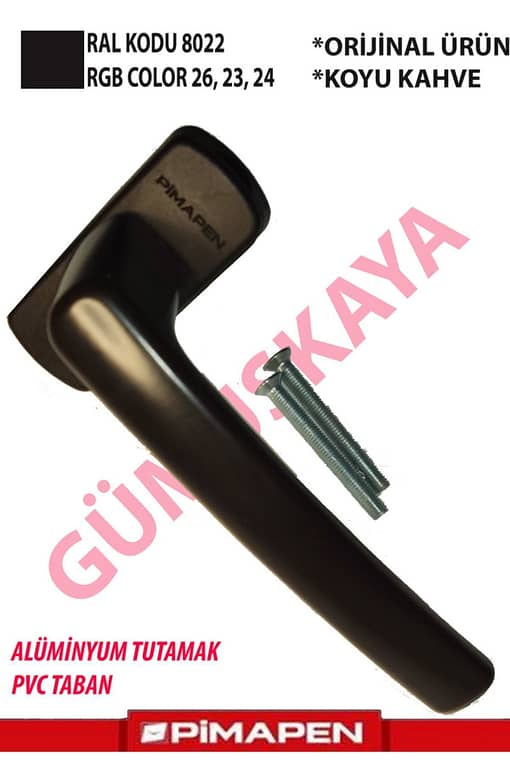 orijinal pimapen® marka pvc pencere kolu ral8022 koyukahve (alumİnyum) (tÜm markalar ile uyumludur) 153gram