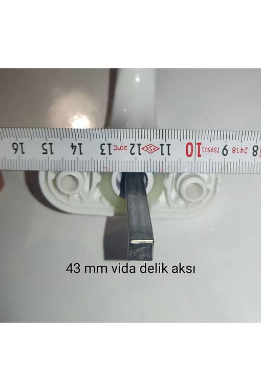 1 Adet Koyukahve Pencere Kolu Alüminyum. Yerli Üretim. Kayapen Marka. 124 gram / Adet - Görsel 4